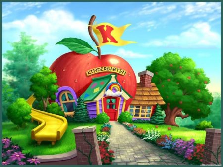 Сказочные домики рисование