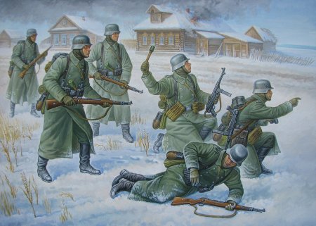Zvezda Советская пехота зима