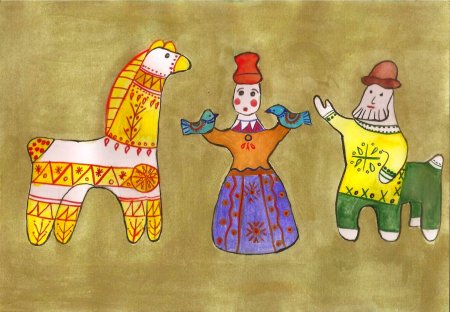 Северная роспись Каргопольская