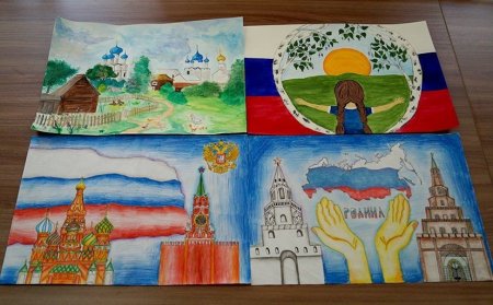 Рисунки на патриотическую тему для детей