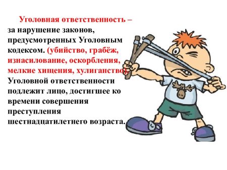 Профилактика правонарушений