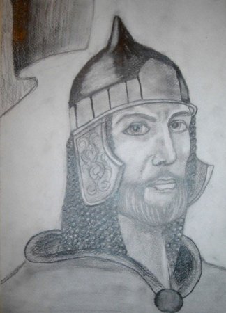 Александр Невский рисунок 3 класс