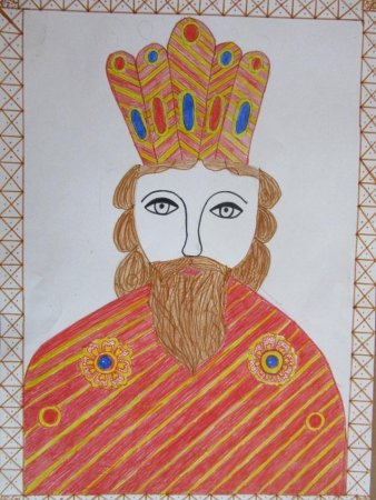 Князь Александр Невский рисунок