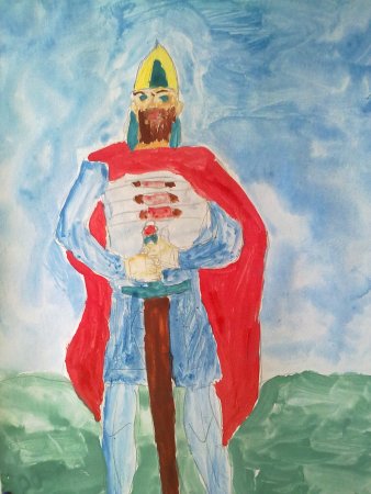 Портрет Александра Невского 2 класс