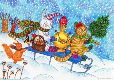Анна Силивончик картины Рождество