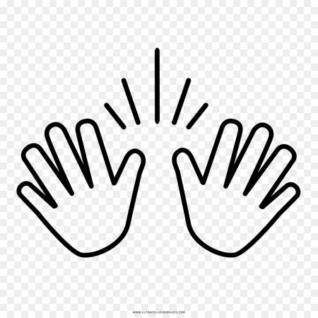 Ладошки для раскрашивания