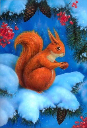Новогодняя Белочка.