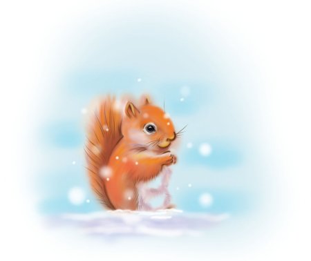 Белочка иллюстрация