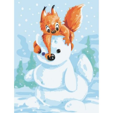 Зимние зверюшки для детей