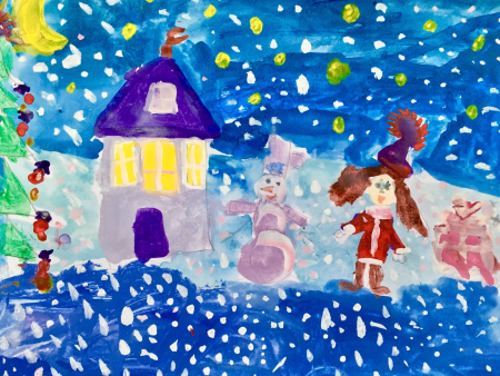 Новогоднее чудо рисунок