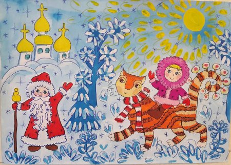 Новогодние рисунки для детей