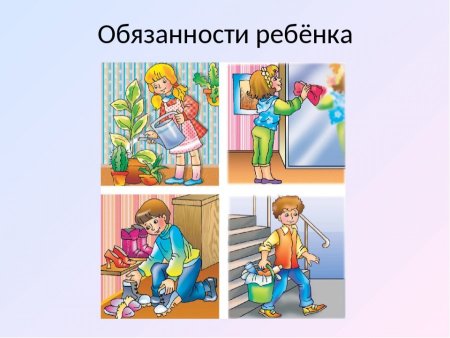 Обязанности детей
