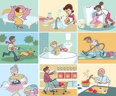 Домашние дела картинки для детей