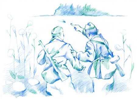 Иллюстрации к Василию Теркину Твардовского