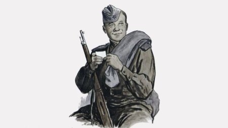 Твардовский Василий Теркин рисунок