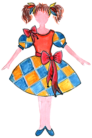 Скоморох рисунок