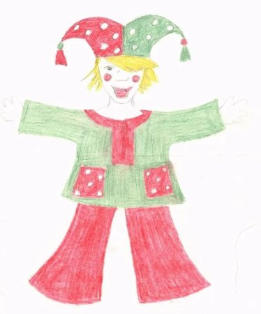 Эскиз костюма для детей