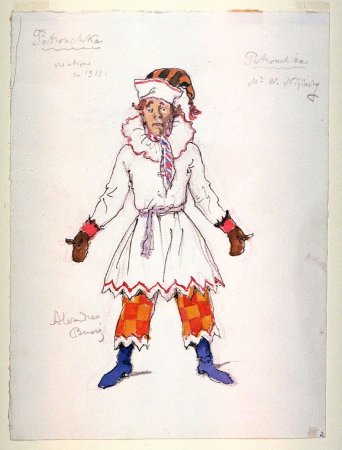 Балет петрушка Стравинский рисунок