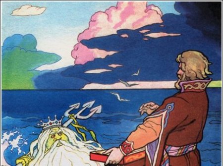 Былине " Садко" н.а. Римского - Корсакова рисунок