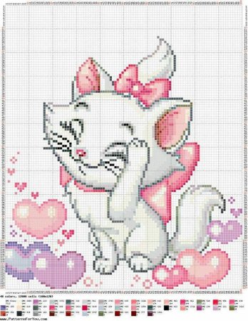 Детская вышивка крестиком