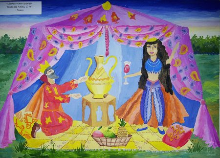 Шамаханская царица иллюстрации