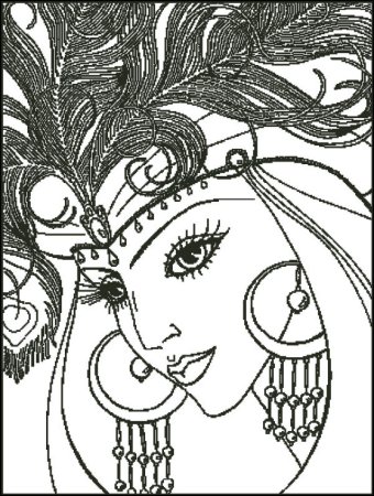 Шамаханская царица раскраска