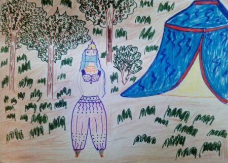 Шамаханская царица рисунок