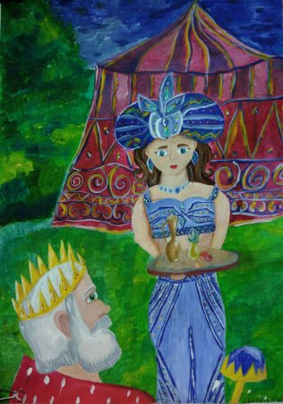 Шамаханская царица Пушкина для детей