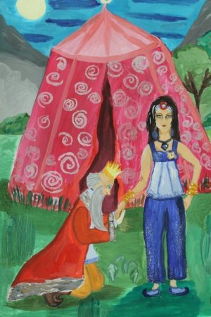 Шамаханская царица в шатре