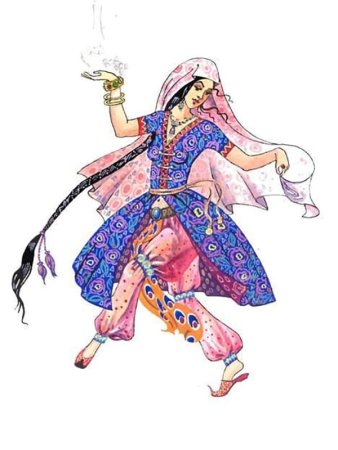 Шамаханская царица иллюстрации