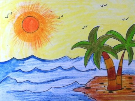 Летние рисунки