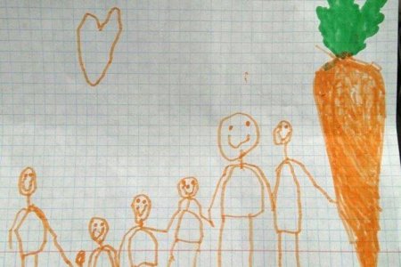 Рисунки детские многодетной матери