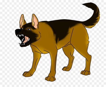 Мультяшная овчарка