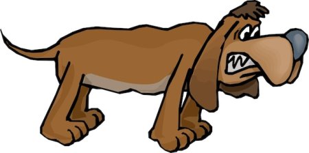 Собака лает