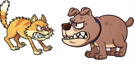 Злая собака мультяшка