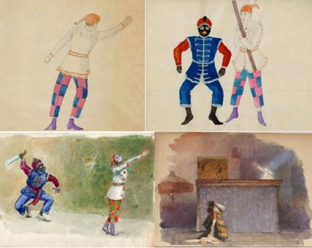 Балет петрушка Стравинский рисунок