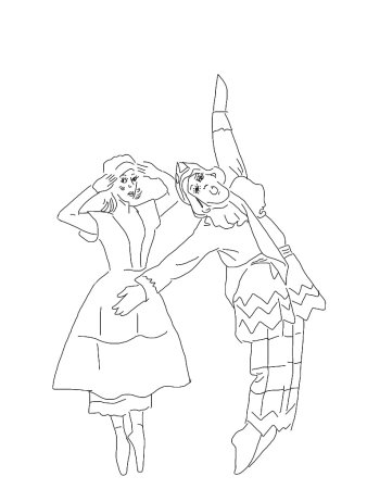 Стравинский петрушка раскраска