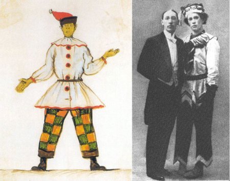 Иллюстрации к балету петрушка Стравинского