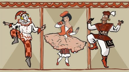 Бенуа эскизы к балету петрушка