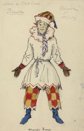 Бенуа костюмы к балету петрушка