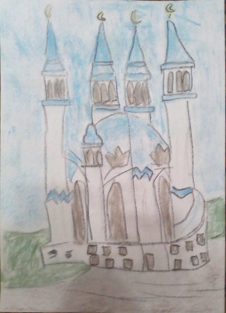 Кремль Казань кул Шариф рисунки