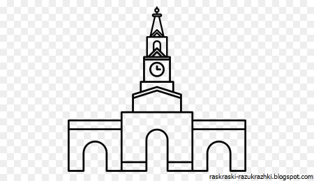 Кремль раскраска для детей