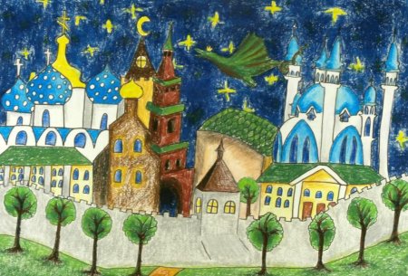 Казань детские рисунки