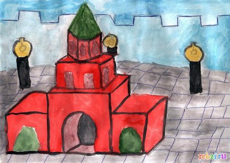 Достопримечательности Казани рисунки детей