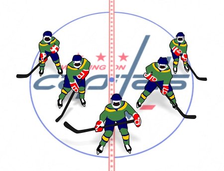 Команда хоккеистов рисунок