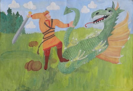 Илья Муромец рисунок карандашом