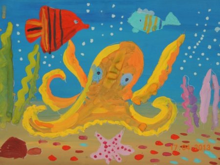 Русалочки в подводном царстве рисование в подготовительной группе