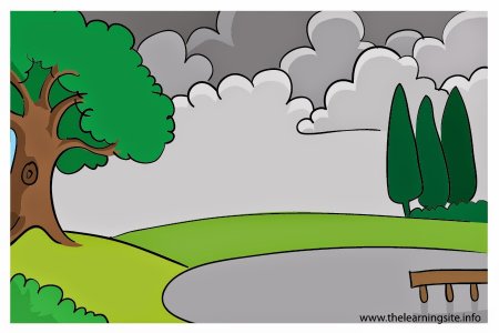 Пасмурно рисунок