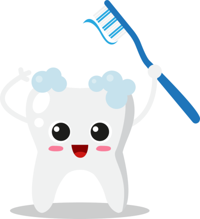 Чистить зубы мультяшные