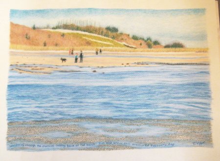 Море рисунок для детей